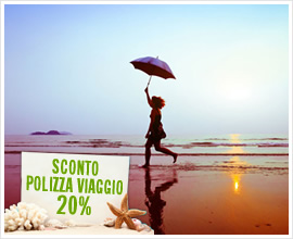 RISPARMIA SULLA POLIZZA VIAGGIO: PER TE UNO SCONTO DEL 20%!