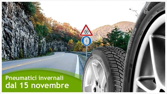 SICUREZZA: È TEMPO DI PNEUMATICI INVERNALI