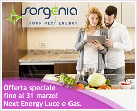 OFFERTA LUCE E GAS: RISPARMIA CON NEXT ENERGY DI SORGENIA!