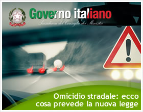 SICUREZZA: APPROVATA LA LEGGE SULL'OMICIDIO STRADALE