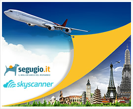 SEGUGIO E SKYSCANNER INSIEME PER VOLARE AL PREZZO MIGLIORE